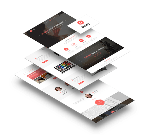 website mockup